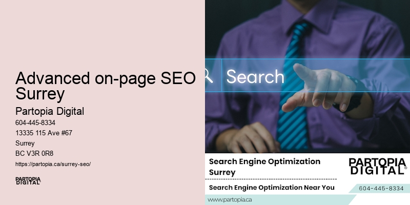 Advanced on-page SEO Surrey SEO audit and improvement