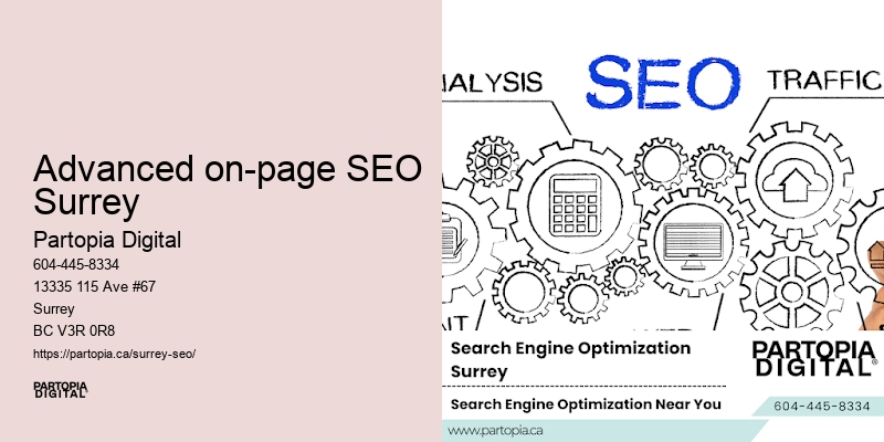 Advanced on-page SEO Surrey