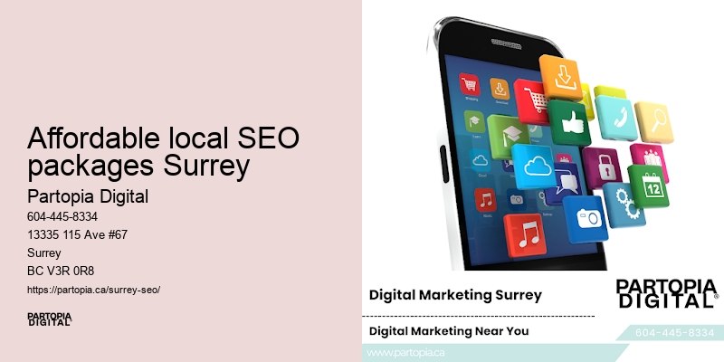 SEO management services in Affordable local SEO packages Surrey