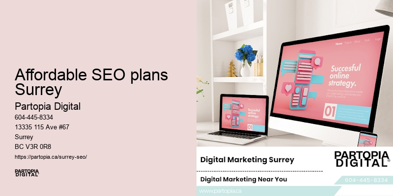 Affordable SEO plans Surrey SEO implementation process