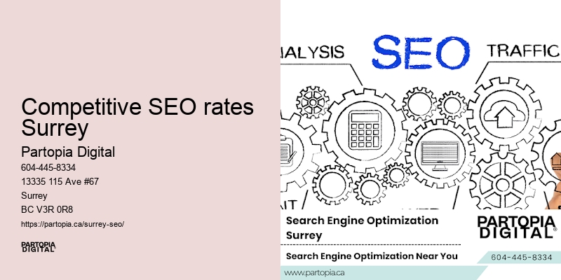 Competitive SEO rates Surrey