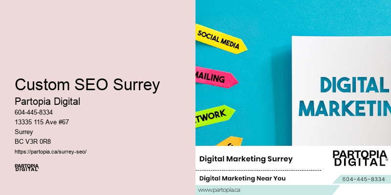 SEO for local SEO Custom SEO Surrey