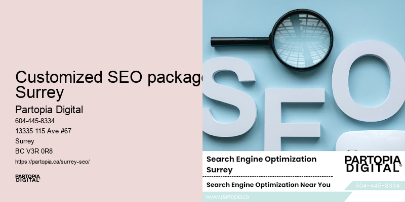 SEO plan Customized SEO packages Surrey