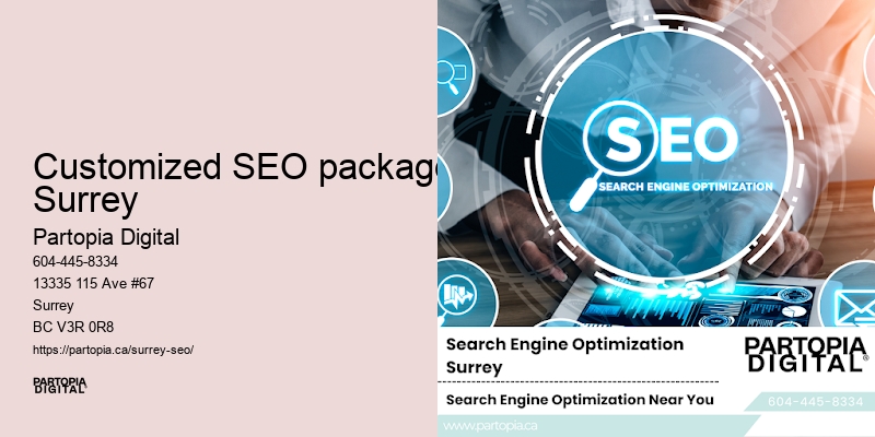 SEO agency Customized SEO packages Surrey