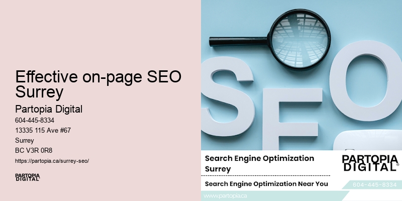 Top Effective on-page SEO Surrey SEO specialist for e-commerce