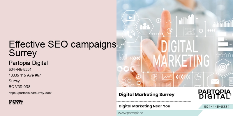 SEO optimization experts Effective SEO campaigns Surrey