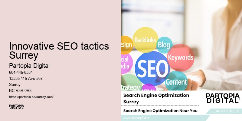 Innovative SEO tactics Surrey SEO content ROI