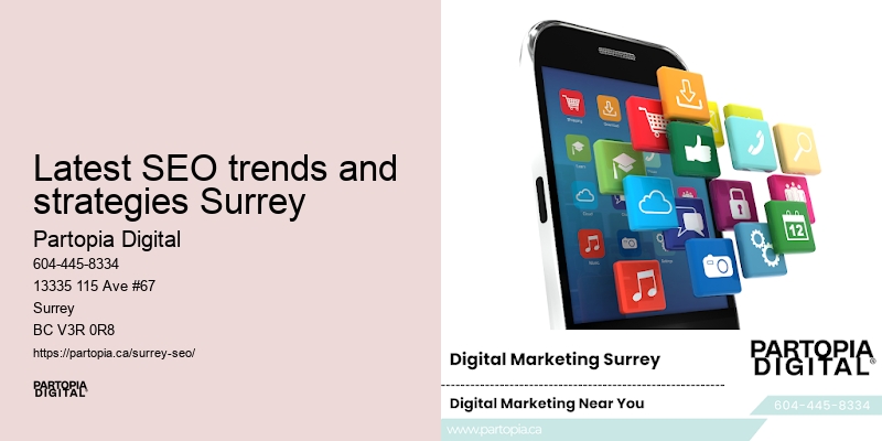 SEO for local businesses Latest SEO trends and strategies Surrey