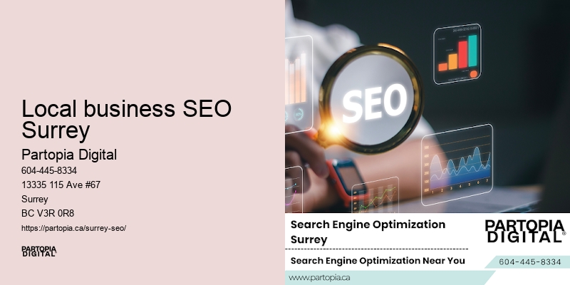 SEO reporting Local business SEO Surrey