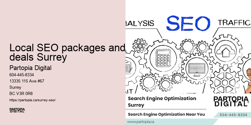 Local SEO packages and deals Surrey