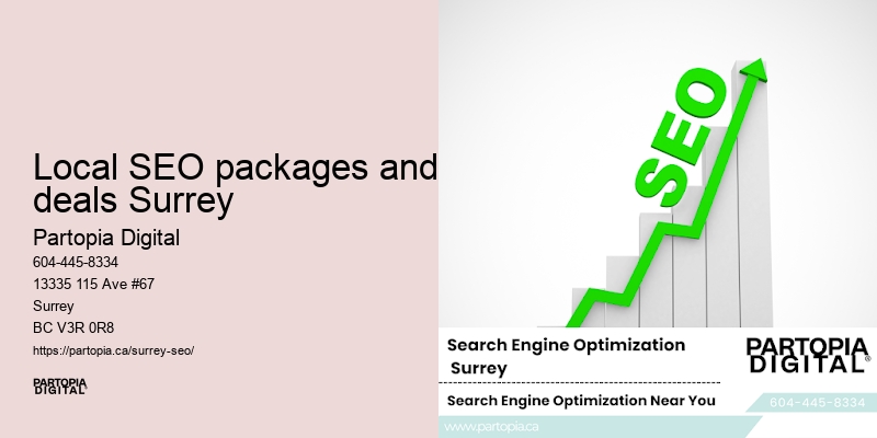Affordable SEO Local SEO packages and deals Surrey BC