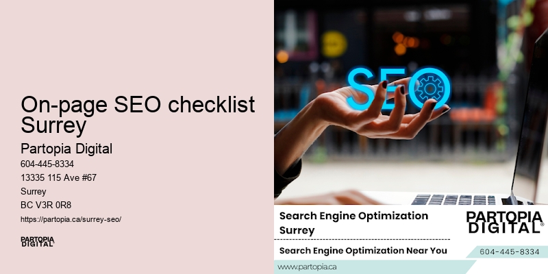 Leading SEO agency On-page SEO checklist Surrey