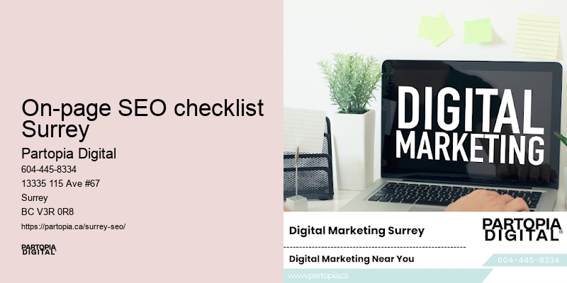 Best SEO audit services On-page SEO checklist Surrey