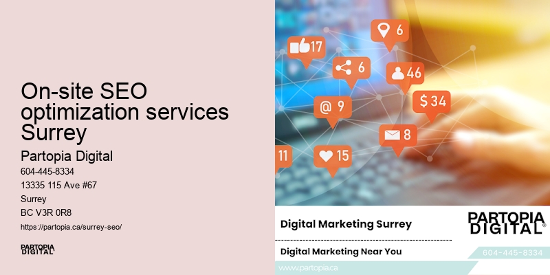 On-site SEO optimization services Surrey SEO image optimization