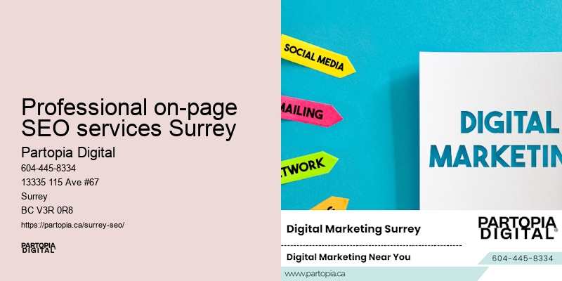 SEO for Professional on-page SEO services Surrey businesses