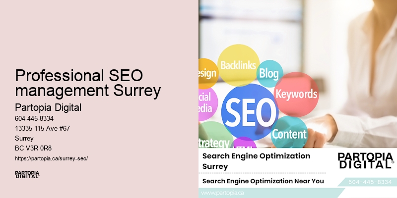 Professional SEO management Surrey SEO project management