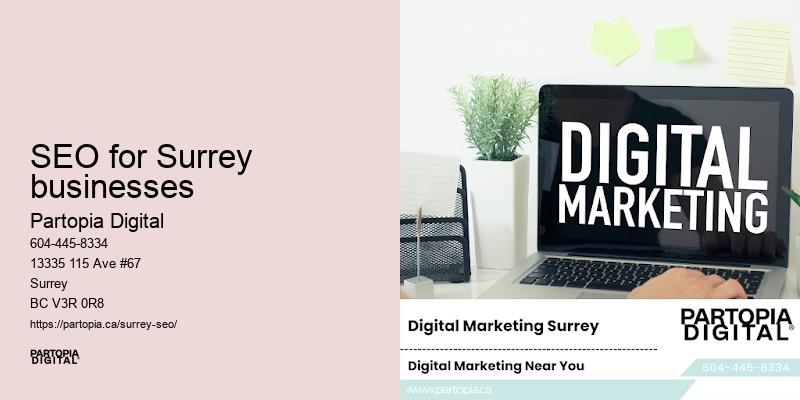 Local SEO strategies SEO for Surrey businesses