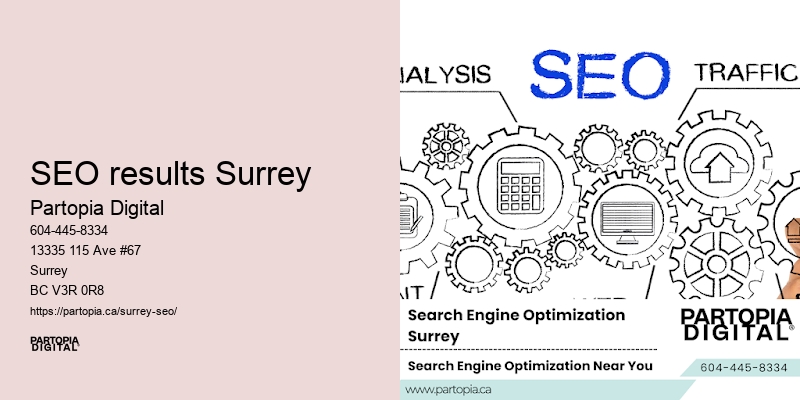 SEO results Surrey