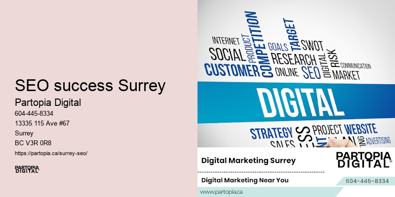 SEO success Surrey SEO web development