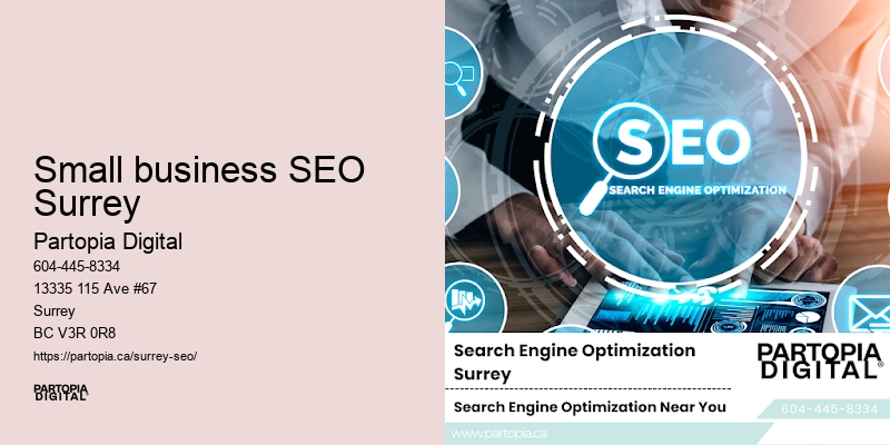 Increased local visibility Small business SEO Surrey