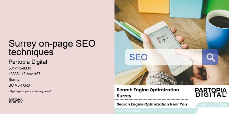 SEO strategies for Surrey on-page SEO techniques businesses