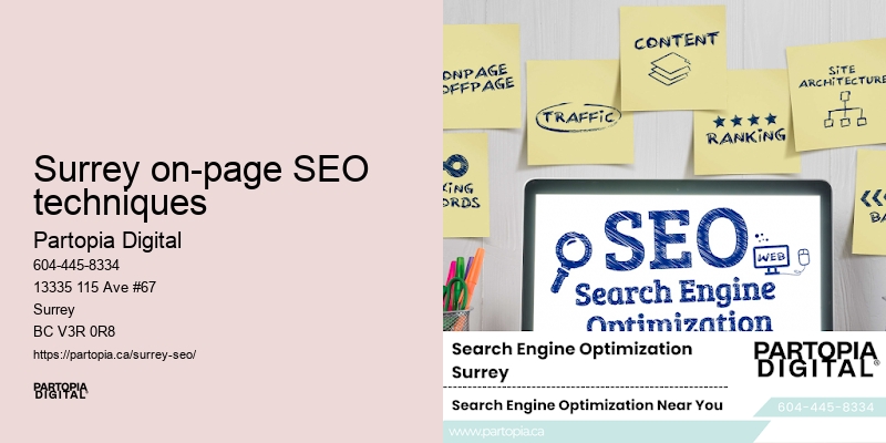 SEO optimization Surrey on-page SEO techniques Canada