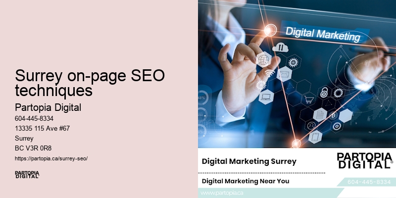 SEO for real estate Surrey on-page SEO techniques