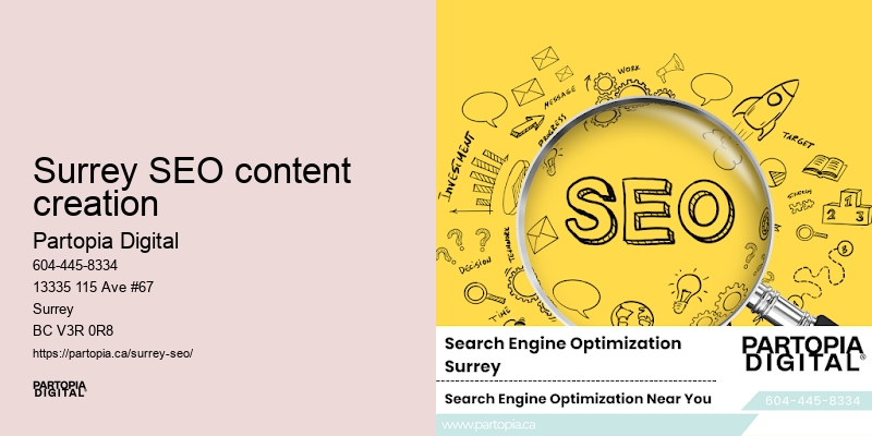 SEO conversion optimization Surrey SEO content creation