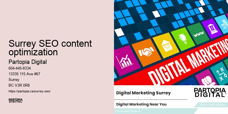 SEO quote Surrey SEO content optimization