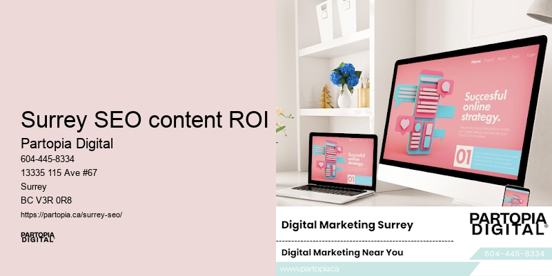 Surrey SEO content ROI SEO agency