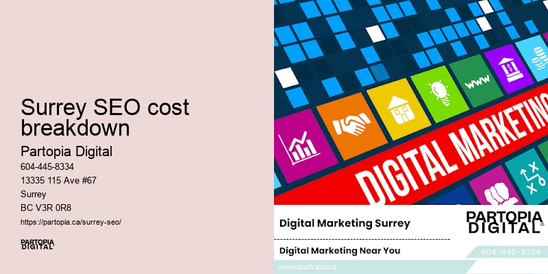 Top SEO ranking services in Surrey SEO cost breakdown