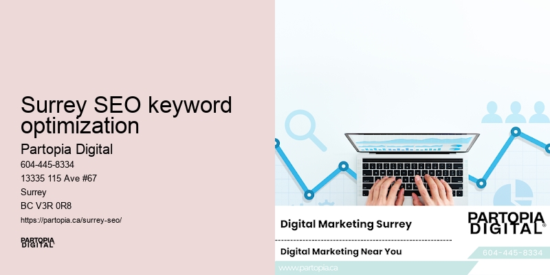 Enhanced local search presence Surrey SEO keyword optimization