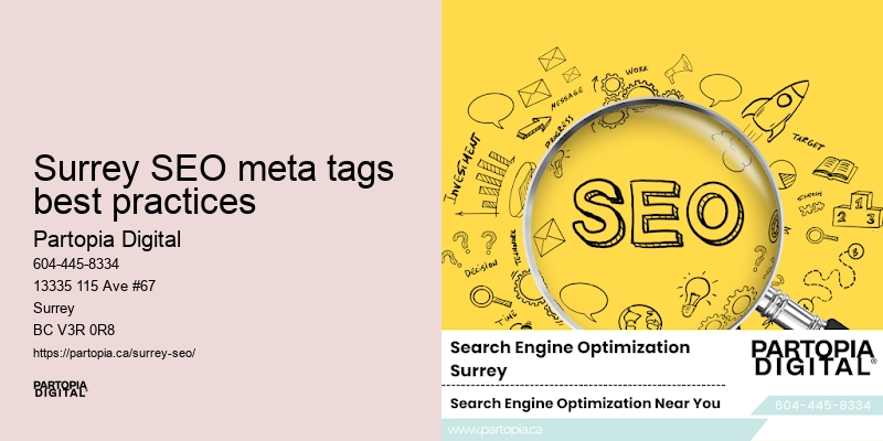 Surrey SEO meta tags best practices SEO impact on local market