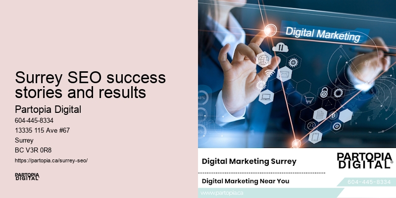 Surrey SEO success stories and results SEO expert consultation