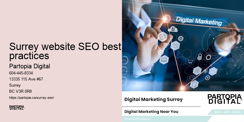 Reliable SEO consultants Surrey website SEO best practices