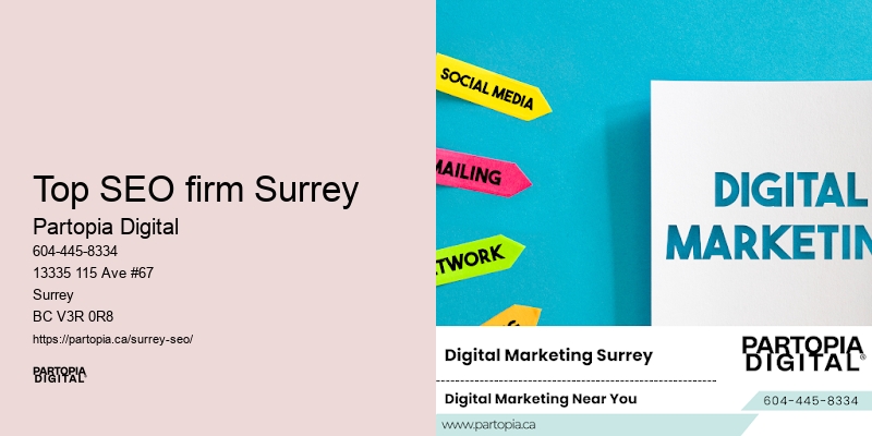 SEO analytics Top SEO firm Surrey